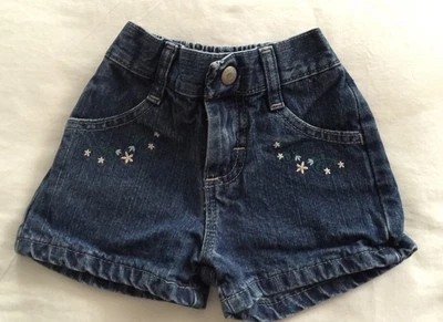 Pantalones cortos de mezclilla Lee Riders para niñas talla 18 meses Foto 1 de 2