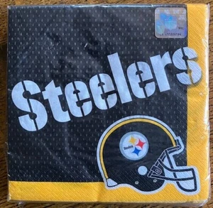 Pittsburgh Steelers NFL Football Party Banquet Luncheon Napkins 36 count 2-ply - Picture 1 of 1