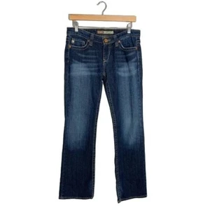 Big Star Womens Remy Low Rise Fit Bootcut Jeans Dark Wash Jeans Size 28 - Picture 1 of 13