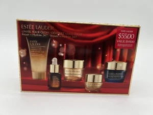 Estee Lauder 5-Pc Unveil Your Glow Skin Care Starter Set $149 Value - Picture 1 of 2