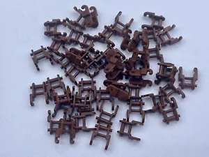 Lego Parts Lot x (50) Ct ~ Brown Technic, Link Tread ~ No 3711 ~ Tank Vehicle - Picture 1 of 1