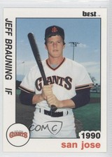 1990 Best San Jose Giants Jeff Brauning #5