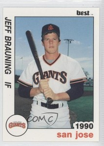 1990 Best San Jose Giants Jeff Brauning #5