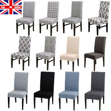 Dining Chair Seat Covers Slip Cover Banquet Protective Stretch Removable Covers