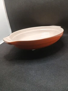 Vgt Orange Ceramic Casserole Baking Dish Well Equipped Kitchen 10.5" x 6.5" - Picture 1 of 4