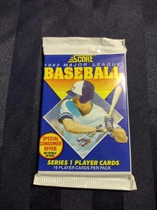 Score 1992 Major League Baseball Series 1 Player Cards Pack Factory Sealed - Picture 1 of 2