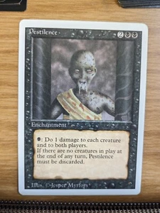 Pestilence - Magic The Gathering MTG Collectible Card game - Picture 1 of 2