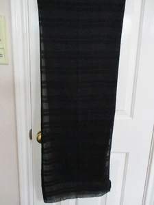 SCIARPA RAYON CALVIN KLIEN BLACK SPARKLE 72" X 14" - Foto 1 di 6