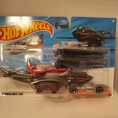 HOTWHEELS SUPER RIGS TURBOLENCE TUG - Mattel - Airplane detachable trailer  - Image 1 of 4