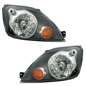 Scheinwerfer Set für Ford Fiesta MK6 2005-2007 H4 Halogen LWR Motor - Bild 1 von 5