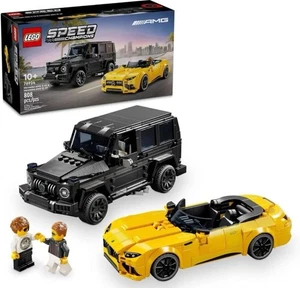 LEGO 76924 Speed Champions Mercedes-AMG G 63 & Mercedes-AMG SL 63 F1 Toy Car NEW - Picture 1 of 5