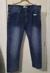 Joseph Abboud Herren Slim Fit Straight Jeans Größe 36x30 Dark Wash Stretch - Bild 1 von 11