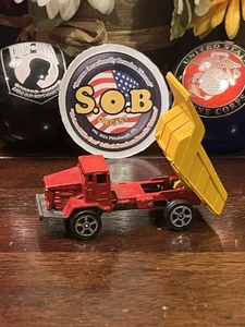 CORGI JUNIORS Whizzwheels Rear Dump Truck 1:64 Red Diecast USED EX Condition - Picture 1 of 12