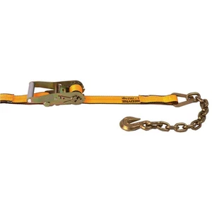 KINEDYNE 513039GRA Ratchet Strap,Grab-Hook,Yellow 48PX71 - Picture 1 of 1