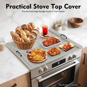 Wood Stove Top Cover Noodle Board Stove Cover For Gas Stove& Electric Stove - Picture 1 of 24