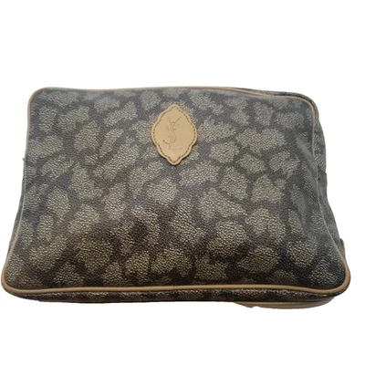 Bolso sin asas YVES Saint LAURENT YSL de colección con estampado de jirafa Foto 1 de 4