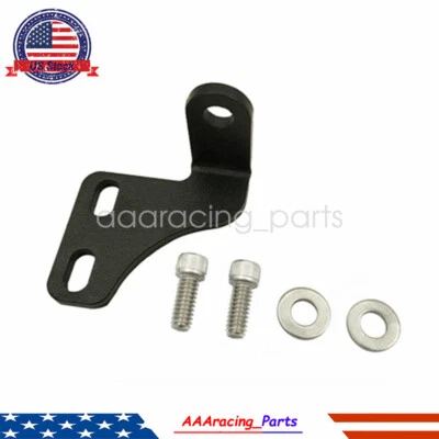 New Throttle Cable Bracket Black Anodized For Holley Hi-Ram installed perfectly Foto 1 de 4