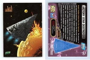 Victory Star Destroyer #44 Star Wars Vehicles 1997 Topps Trading Card - Picture 1 of 1