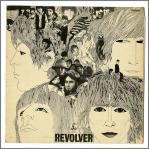 The Beatles 1966 Mono Revolver LP schwarz gelb Etiketten Armaturenbrett-1 lauter Mix (UK) - Bild 1 von 1