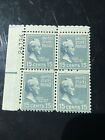 Us Stamps Sc# 820 James Buchanan 15C Pb-4 Mnh 1938