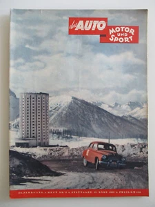 Das Auto Motor und Sport Heft Nr. 6 März 1952 Rallye Sestriére 1952 - Bild 1 von 8