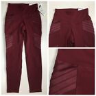 NWT OLD NAVY sz Small Bordeaux Go Dry Compression Breathable Street Leggings