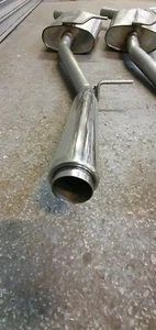 Ford Fiesta Mk2 XR2 CVH T304 Stainless Exhaust System with Factory 2" outlet - Picture 1 of 12