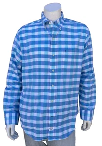 IZOD Saltwater Relaxed Classics Shirt Summer Long Sleeve Beachware - Afbeelding 1 van 9