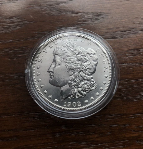 1902-O MORGAN SILVER DOLLAR IN BU CONDITION Cover