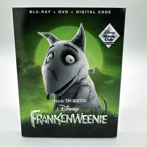 Frankenweenie (Blu-ray & DVD, Digital, Slipcover, Disney Movie Club, 2022, NEW!) - Picture 1 of 5