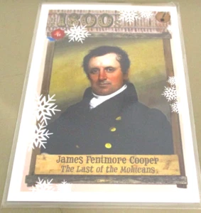 2024 HISTORIC AUTOGRAPH CARD 1800'S WHITE XMAS JAMES FENTMORE COOPER #'D 43/64 - Picture 1 of 3