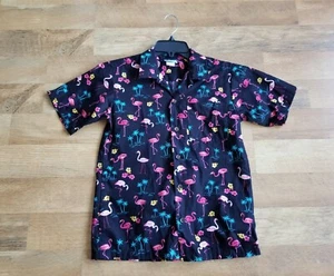 RJC Juvenil Talla 14 Estampado Flamingo Hecho en Hawai NUEVO SIN ETIQUETAS Camisa - Imagen 1 de 5