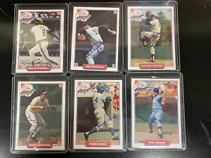 Juego completo de 6 tarjetas de béisbol autografiadas por Nabisco All Star 1993 envío gratuito - Imagen 1 de 2