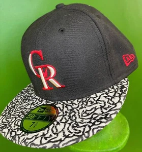 MLB Colorado Rockies New Era Béisbol 59FIFTY Gorra Squiggle 7-3/8 - Imagen 1 de 7