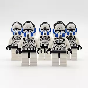 Lot of 5 Lego Star Wars 501st Clone Pilot Minifigure 75004 Z-95 Headhunter - Picture 1 of 5