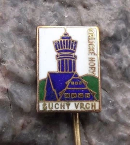 Antique Suchy Vrch Durrer Berg Eagle Orlicke Mountains Lookout Tower Pin Badge - Picture 1 of 3