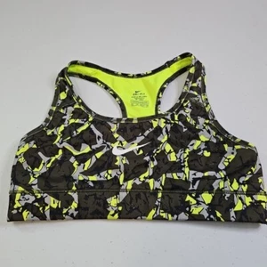 NIKE Pro DRI-FIT Multi-colored Sports Bra Racerback Womens Size XS - Picture 1 of 8