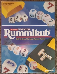 DICE RUMMIKUB GAME by Pressman COMPLETE * for 1-8 Players * Age 8+ - Picture 1 of 2