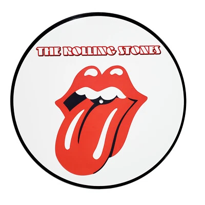 The Rolling Stones - Photo Picture Disc - Real Vinyl 12" - Upcycled Wall Art - Image 1 of 2