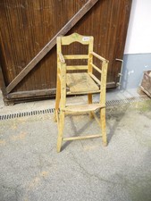 9214. Schöner alter Kinder Hochstuhl Holz Kinderhochstuhl