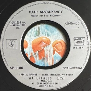 PAUL McCARTNEY -Waterfalls (DJ Edit) - Rare French 7" Promo/Pic Sleeve (Beatles) - Bild 1 von 4