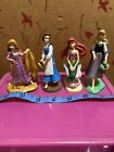 Disney Princess PVC figures lot of 4. Ariel, Belle, Aurora, Tangled-Rapunzel