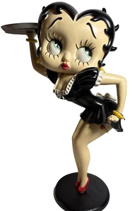2005 Betty Boop French Maid /Sexy Waitress Beverage Holder Statue 21" - Picture 1 of 9