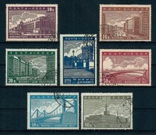 SU3127L37 Russia 1939 New Moscow / scenes / buildings, SG 838-44, used