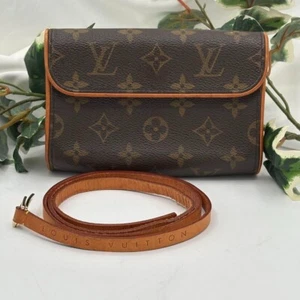 Auténtico Bolso Louis Vuitton Monograma Pochette Florentino Cintura M51855 Usado - Imagen 1 de 16