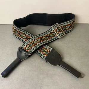 Bobby Lee Vintage Camera Strap w/ Metal Hooks & Leather 2" Wide - Picture 1 of 6