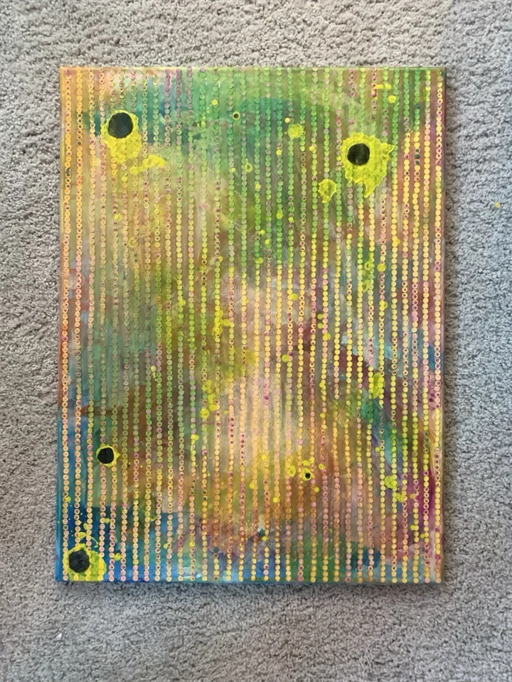 Arte abstracto, pintura original 18x24 ¡ilumina tu hogar! Foto 1 de 3