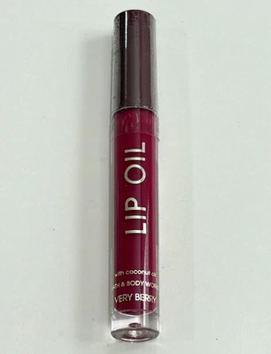 Bath & Body Works Very Berry Lip Oil With Coconut Oil .11 oz / 3.1 g New Sealed - image 1 of 2