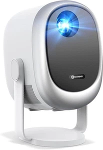 Beamer【360° Drehbarer/Auto Trapezkorrektur/E-Fokus】 WiFi Bluetooth Projektor - Bild 1 von 6