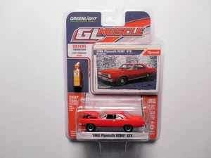 GL MUSCLE SERIES RED 1968 PLYMOUTH HEMI GTX DIE-CAST CAR wRRs BY GREENLIGHT - Picture 1 of 3